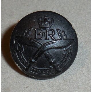 Gurkha Transport Regiment Knöpfe Aluminium/Messing, QEC,  30L - 19mm geschwärzt
