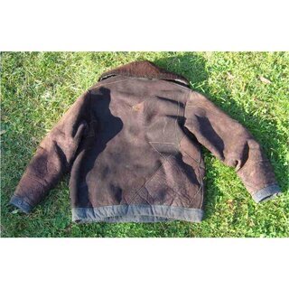 Pilotenjacke, Schafspelz, 1970er Jahre, gebraucht