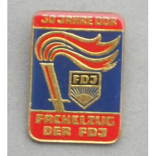 Torchlight Parade of the FDJ - GDR 30 c