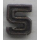 Bronze Numbers  Ribbon Attachment, modern 1