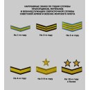General Service Stripes on olive