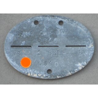NSKK 1.Brigade Dog Tag Nr. 6540