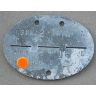 NSKK 1.Brigade Dog Tag Nr. 6548