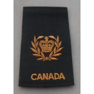 Rank Slides, black / coloured Master Warrant Officer , single, like new, embroidered