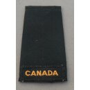 Rank Slides, black / coloured Canada only, long, single, worn, embroidered Attachment, various