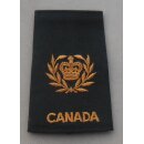 Rank Slides, black / coloured Canada only, long, single, worn, embroidered Attachment, various