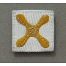 Royal Air Force Rangabzeichen, Band, weiß Corporal, mit Druckknöpfen, NSN 8455-99-132-3823