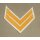 Royal Air Force Rangabzeichen, Band, weiß Corporal, mit Druckknöpfen, NSN 8455-99-132-3823