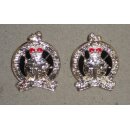 Collar Badges Officer, hand made, QEC