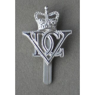 5th Royal Inniskilling Dragoon Guards Cap Badge Offizier, Handgestickt, QEC
