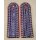 Type5 - red, Shoulder Boards, Railways GDR Group I, blank, new