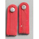 Type4 - red, Shoulder Boards, Railways GDR #4, Reichsbahn-Unterassistent, single w/o Pip