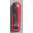 Typ 3 - rot, Schulterklappen Reichsbahn DDR #1, Eisenbahner, einzeln, gebraucht mit Knopf
