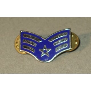 USAF Enlisted Ranks, Metal with Star,new