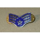 USAF Rangabzeichen, Mannschaft, Metall mit Stern, neu
