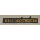 H.M.S. "M"  Navy Cap Tally