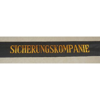 Security, Navy Cap Tally Sicherungskompanie