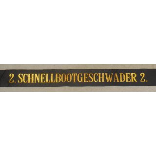 Schnellboote Mützenband Schnellbootgeschwader 2