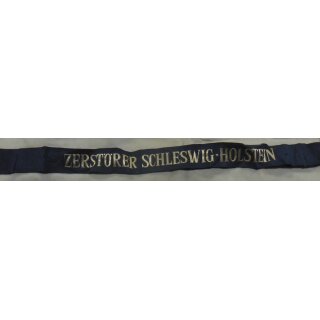 Destroyer, Navy Cap Tally Schleswig Holstein, old Style, short, extended