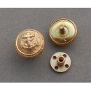 German Navy Anchor Buttons, gold Screw Button, Assmann,...