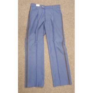 Dutch blue Police Uniform Trousers with black Lampasses