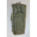 58 Ptn. Pouch, Ammunition, large, left unbenutzt, pink/grün