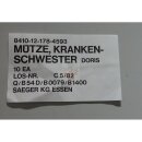Mütze. Krankenschwester, Modell Doris, weiß