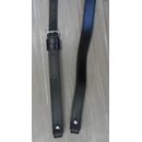 Leather Belt with Shoulder Strap, Sam Browne Style, black