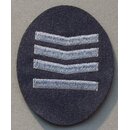 Rank Insignia, old Style, oval, blue-grey