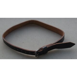 Schnallgurt, Leder, BGS, schwarz