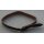 Schnallgurt, Leder, BGS, schwarz