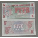5 New Pence, Militärgeld, BAFs, 6 Serie