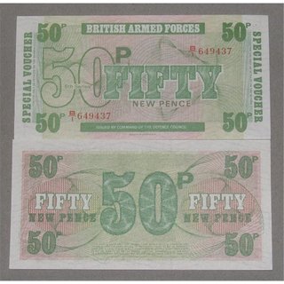 50 New Pence, Militrgeld, BAFs, 6 Serie