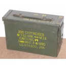 M19A1 Ammunition Box, steel, size 1, .30 cal
