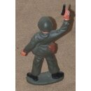 Officer, standing with raised Pistol