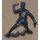 Soldier, WW II, with Fur Hat, Pistol and Anti Tank Grenade