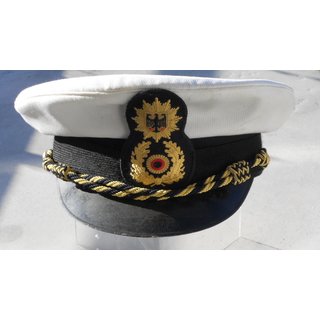 BGS See - Naval Service Peaked Cap, white, Medium Service