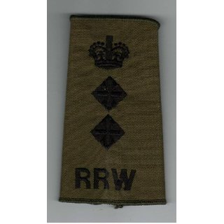 Rank Slide, , olive, Royal Regiment of Wales
