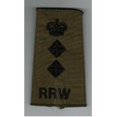 Rank Slide, , olive, Royal Regiment of Wales