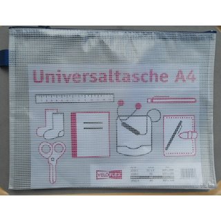 Universal Pouch, clear with Net-reinforcement