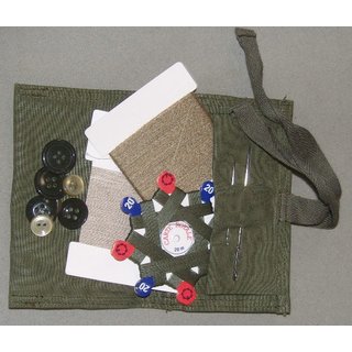 Sewing Kit with Pouch, olive & Camo