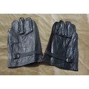 5-Fingerhandschuhe, Leder, schwarz wie US