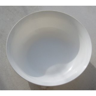 Suppenschale, Plaste, weiß, tief