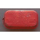 First Aid Packet, Metal Container, red