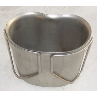 Canteen Cup with Wire Handles, 1Qt. Canteen