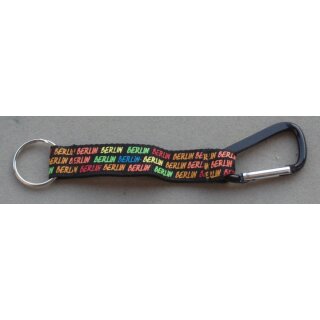 Schlüsselband, Berlin all over, Karabiner
