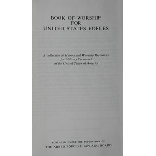 Book of Worship for U.S. Forces