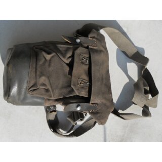 Gas Mask Bag, Canvas, WW II