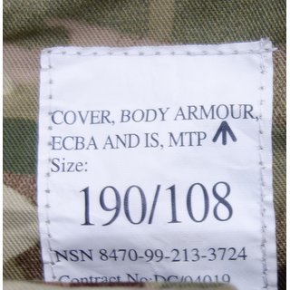 Cover, Body Armour, ECBA & IS, MTP, Type4