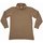 Undershirt, long Sleeve, brown with Zipper